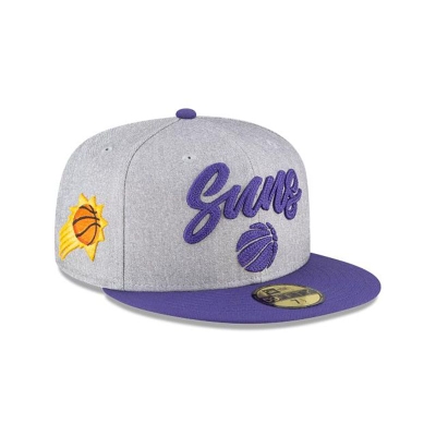 Grey Phoenix Suns Hat - New Era NBA NBA Draft 59FIFTY Fitted Caps USA6254970